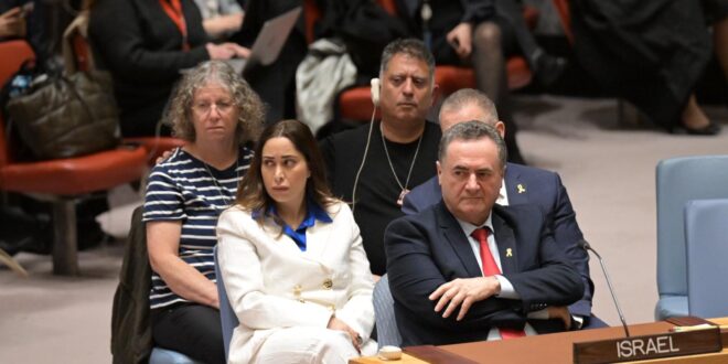 Министр иностранных дел Израиля c"Он выступил перед Советом Безопасности ООН"М